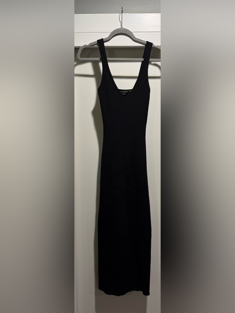 Good American Ribbed Knit Maxi Dress